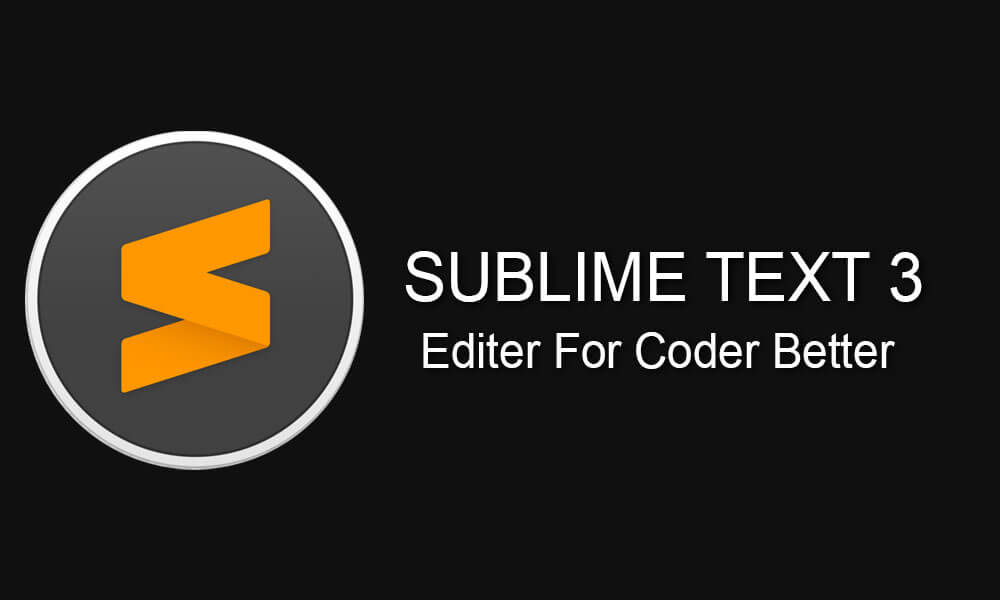 sublime text 3 code editor for better